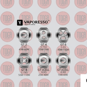 RESISTÊNCIA VAPORESSO GT (UNIDADE)