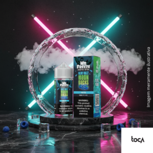 JUICE MR. FREEZE  BLUE RAZZ FROST MOON ROCKS -  100ML