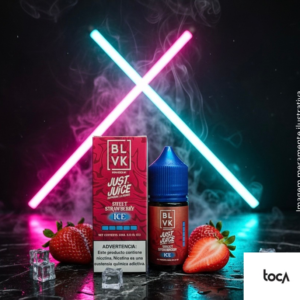 NICSALT BLVK JUST JUICE – SWEET STRAWBERRY ICE 30ML