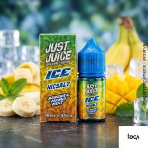 NICSALT JUST JUICE ICE BANANA & MANGO MINT – 30ML