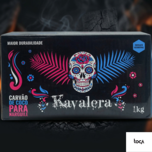 CARVÃO PARA NARGUILE KAVALERA 1KG - HEXAGONAL