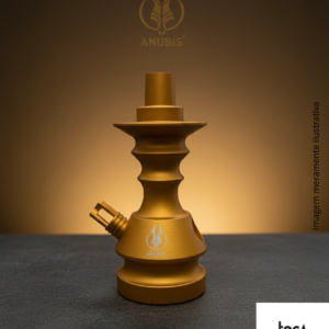STEM ANUBIS HOOKAH LITTLE MONSTER PEQUENO - DOURADO