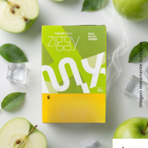ESSÊNCIA ZIGGY MIX DUAS MAÇÃS VERDES 50G