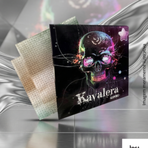 PAPEL ALUMÍNIO ALTO RELEVO KAVALERA - 50 FOLHAS - 40 MICRAS