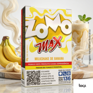 ESSÊNCIA ZOMO MILKSHAKE DE BANANA 50G