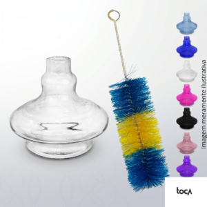 ESCOVA DE LIMPEZA PARA VASO DE NARGUILÉ
