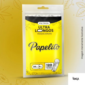 FILTRO PAPELITO - TRADICIONAL - ULTRA LONGO - 120 FILTROS