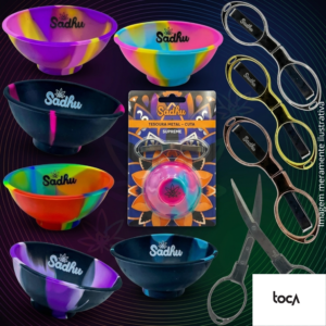 KIT TESOURA DE METAL + CUIA - SADHU