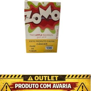 ESSÊNCIA ZOMO TWO APPLE BAHRAINI 50G - PEQUENA AVARIA