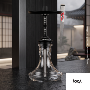 NARGUILE TEMPLE -  SULTAN - KUROSUMI BLACK (PRETO)