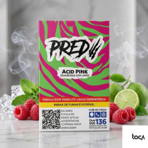 ESSÊNCIA PRED ACID PINK FRAMBOESA COM LIMÃO (50G) | ESSÊNCIA PARA NARGUILÉ