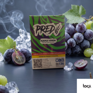 ESSÊNCIA PRED PURPLE VENOM MIX DE UVAS GELADA (50G) | ESSÊNCIA PARA NARGUILÉ
